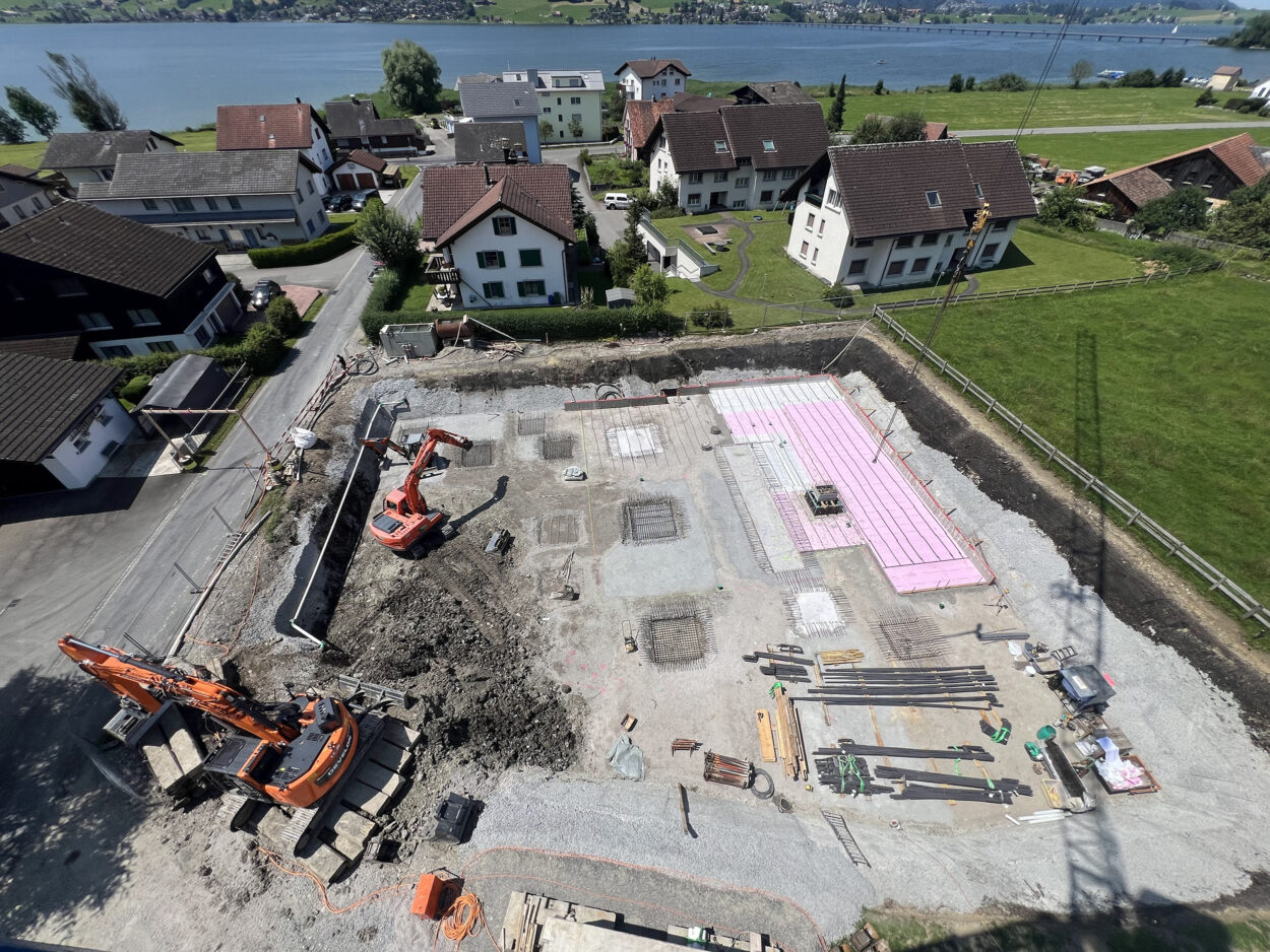 Schönbächler Baggerbetrieb AG | Aushub Erdbewegungen | Geissweidli, Willerzell