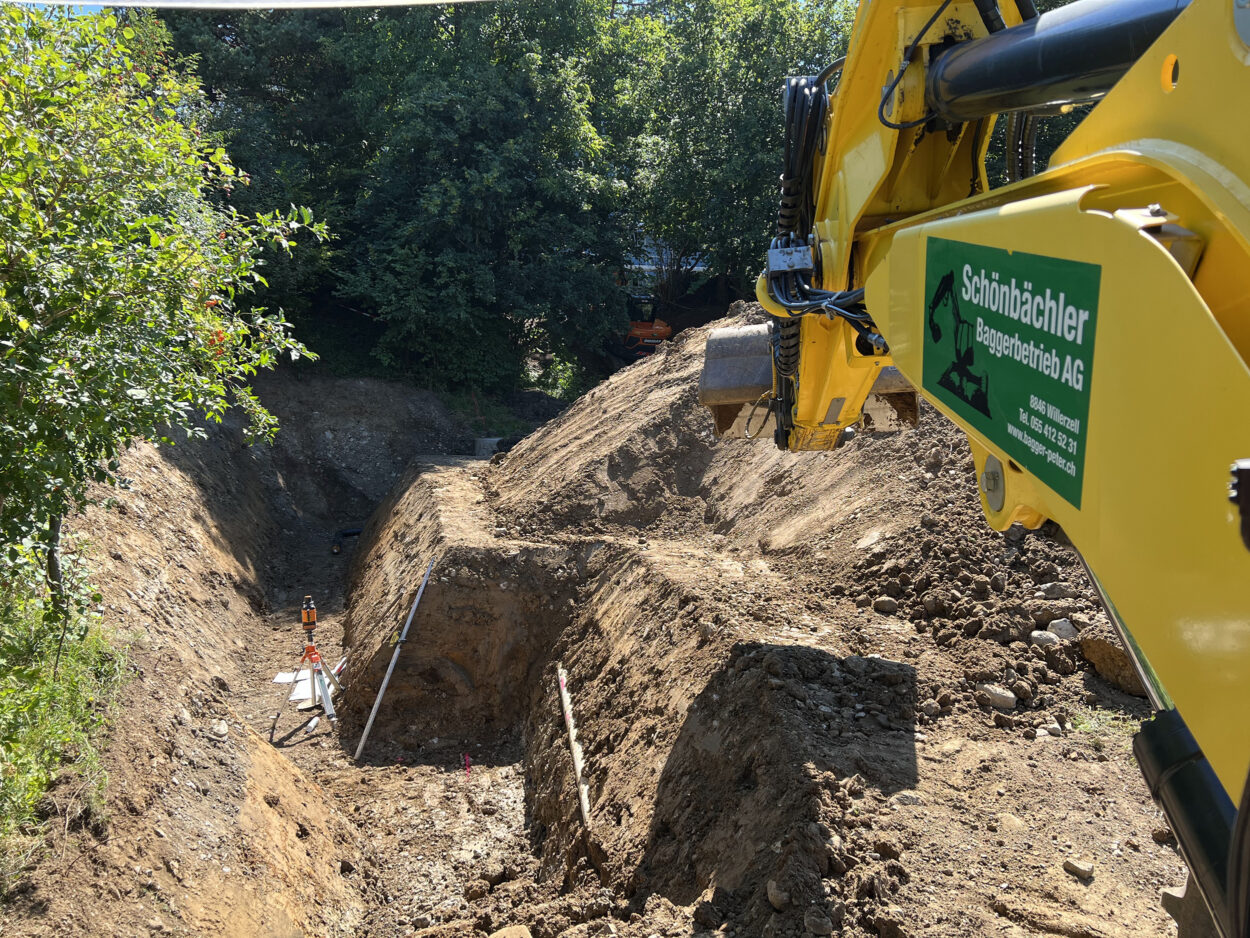 Schönbächler Baggerbetrieb AG | Leitungsbau