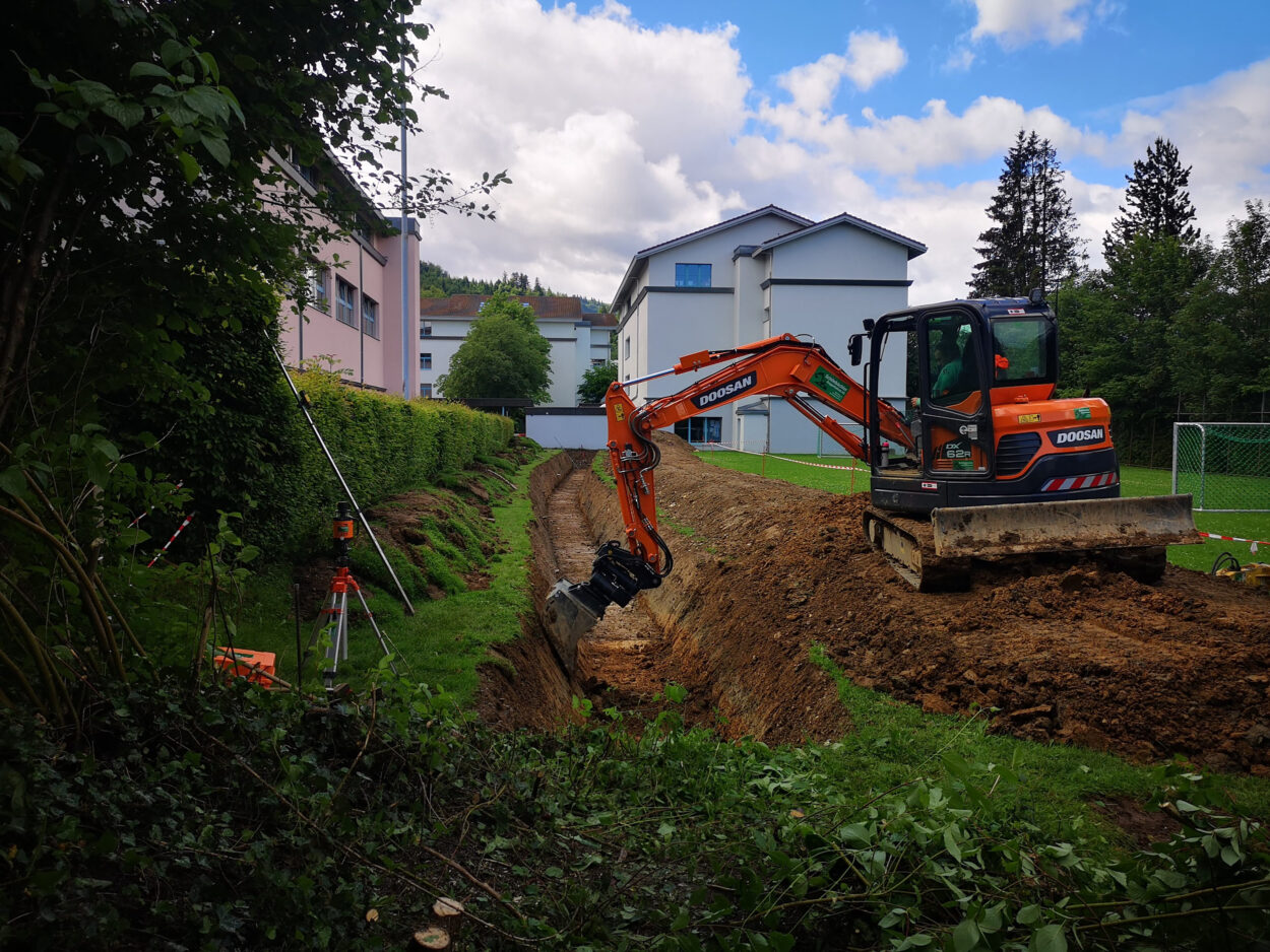 Schönbächler Baggerbetrieb AG | Leitungsbau