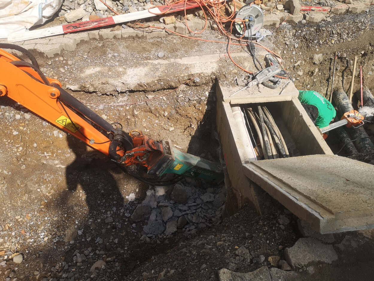 Schönbächler Baggerbetrieb AG | Leitungsbau