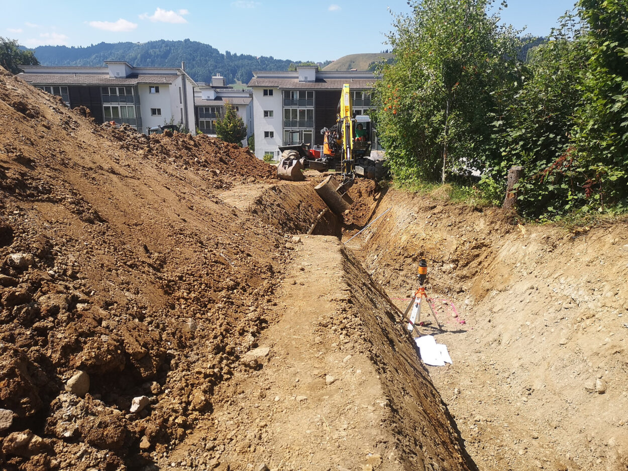 Schönbächler Baggerbetrieb AG | Leitungsbau