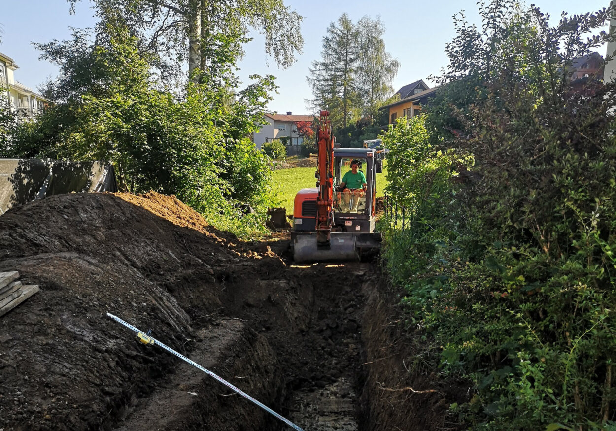 Schönbächler Baggerbetrieb AG | Leitungsbau