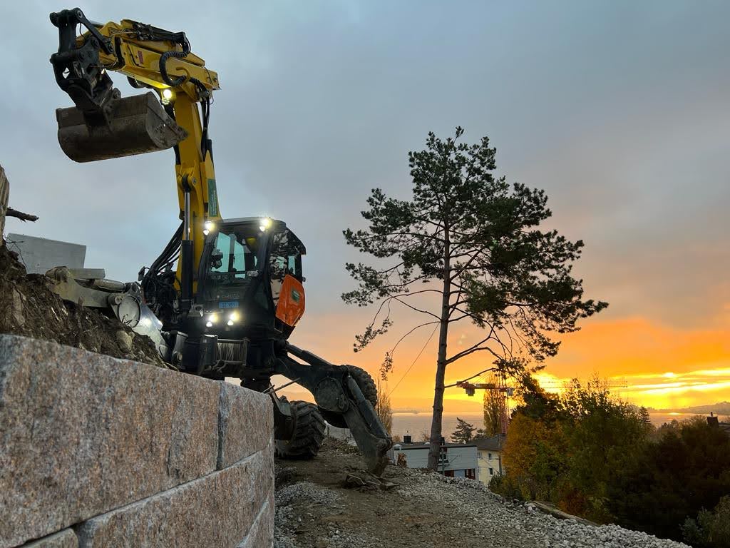 Schönbächler Baggerbetrieb AG | Steinmauern | Horgen