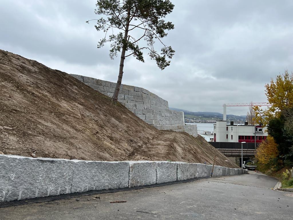 Schönbächler Baggerbetrieb AG | Steinmauern | Horgen